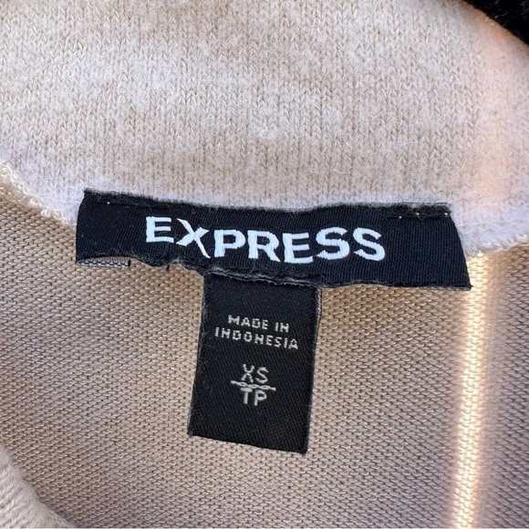 Express Mockneck Sweater Cream Sz XS - Picture 6 of 11